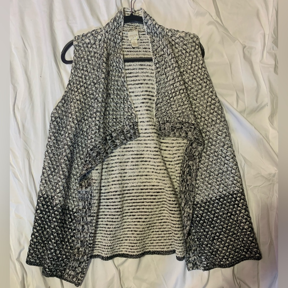 CHICO’S KNIT SWEATER VEST CARDIGAN